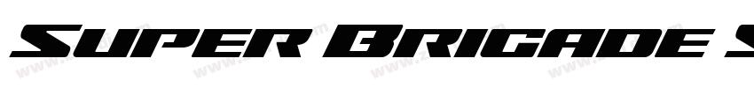 Super Brigade Semi E字体转换 Super Brigade Semi E字体转换